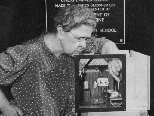 Francis Glessner Lee with Nutshell Study