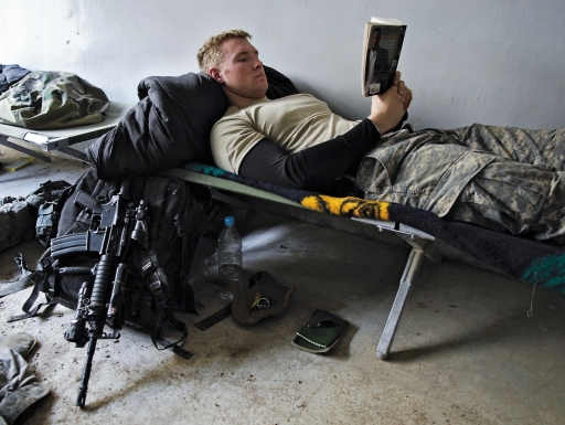 soldier portraitreading 
