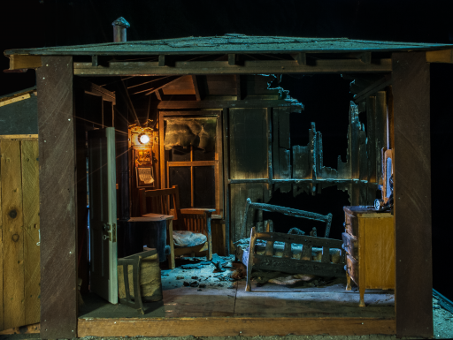 Nutshell Studies - burned cabin