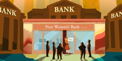 illustration of Womens Bank