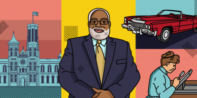 Secretary Bunch illustration.