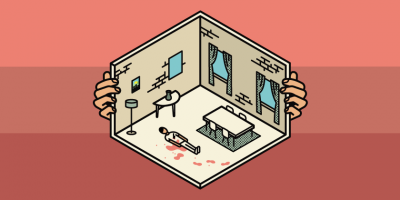 crime scene illustration