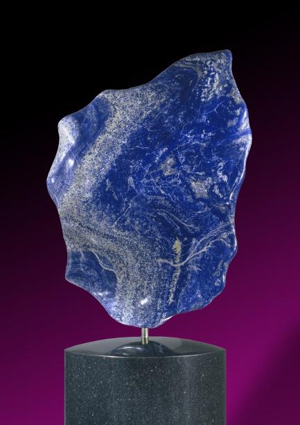 Large blue stone, uncut