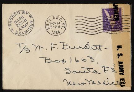 Handwritten envelope