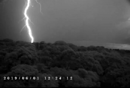 Lightning strike