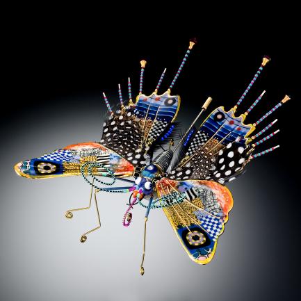 enameled butterfly