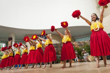 Hawaiian dancers