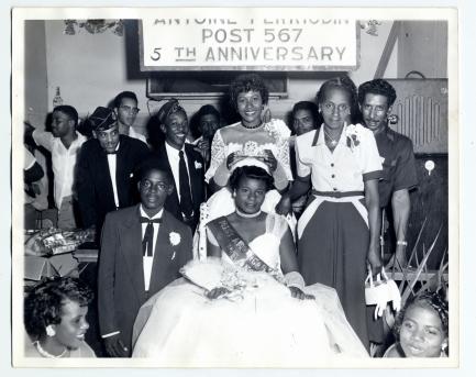 Beauty Pageant winner at American Legion Hall