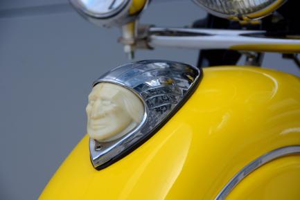 Motorcycle fender detail