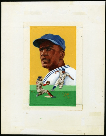 Illustration of Jackie Robinson