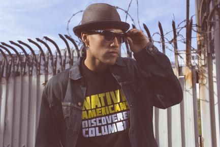 Portrait of designer Jared Yazzie