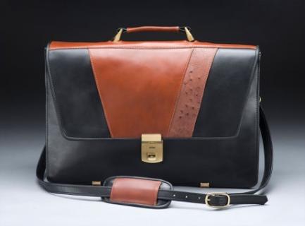 Leather briefcase