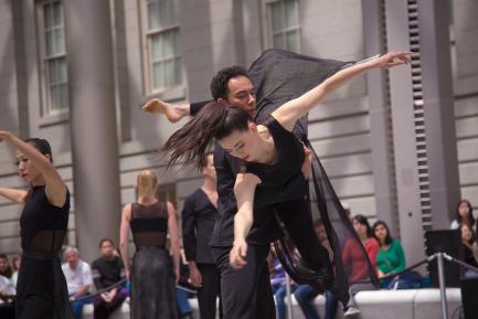 Dancers in performance