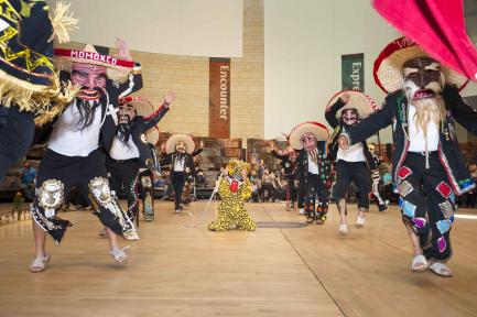 Dancers in performance