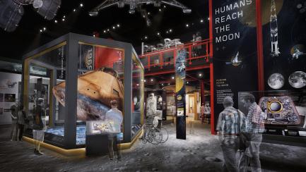 Artists rendering of Destination Moon Gallery