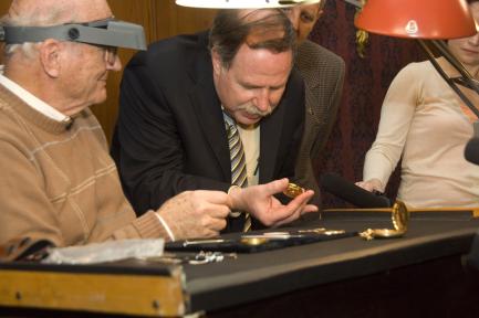 Douglas Stiles and Lincoln watch