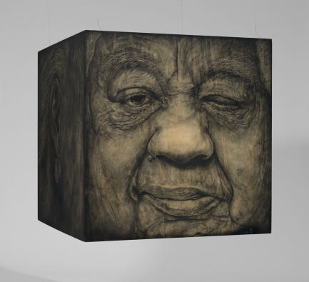 Three dimensional portrait cube