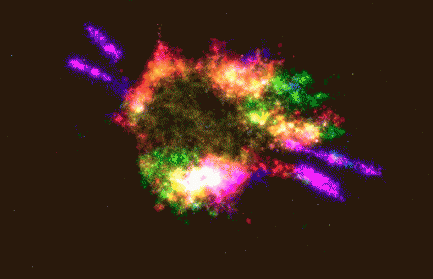 "Journey through an Exploded Star" 3D Interactive Experience