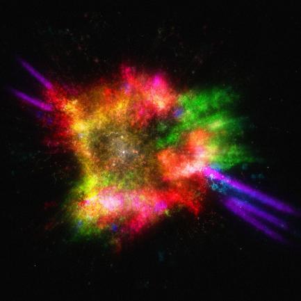 "Journey through an Exploded Star" 3D Interactive Experience