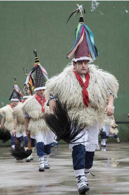 Men in traditional costume