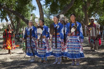 Women in native dress
