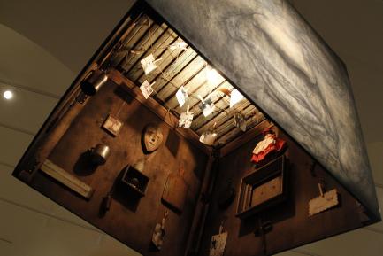 Interior of art installation