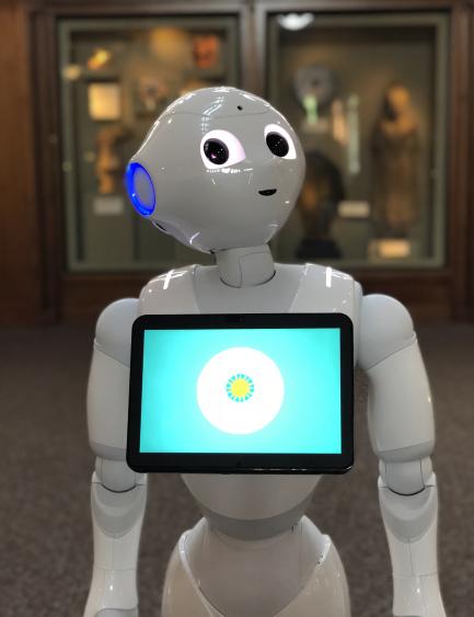 Close up of Pepper Robot