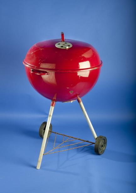 Antique Weber barbecue grill