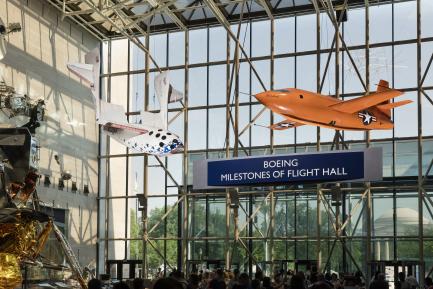 Artifacts on display in Milestones Hall