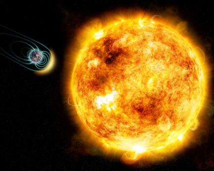 Artist rendering of star