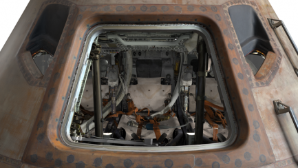 View inside hatch