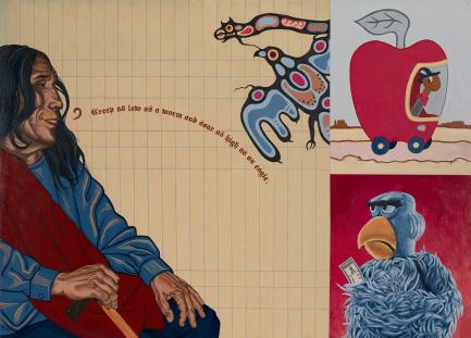 America Meredith (Cherokee Nation of Oklahoma, b. 1972), “Benediction: John Fire Lame Deer”, 