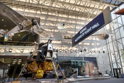 Apollo Lunar Module in Milestones Hall