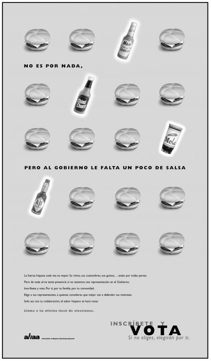 Advertisement from 2000 VOTO campaign
