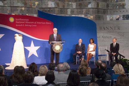 Inaugural gown presentation