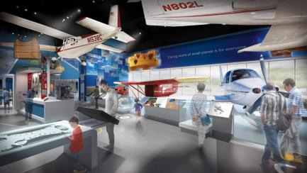 artists rendering of We All Fly Gallery