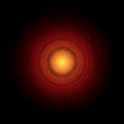 Disk around young star