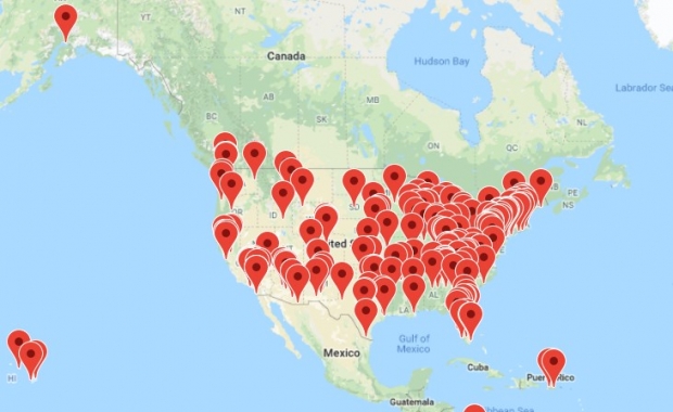 map of affiliates